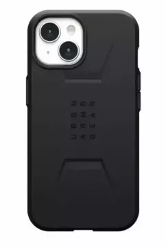 Чехол с поддержкой MAGSAFE Uag Civilian для iPhone 15 Plus 6.7", цвет черный (Black)