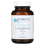 Metabolic Maintenance, L-глутатион, 100 мг, 60 капсул