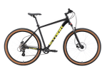 Велосипед 29" Stark'24 Hunter 29.3 HD р.18" черный/кислотно-желтый