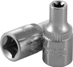 S06H204 Головка торцевая 1/4"DR, внешний TORX®, Е4