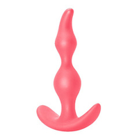 Розовая анальная пробка 13см Lola Games First Time Bent Anal Plug Black 5002-01lola