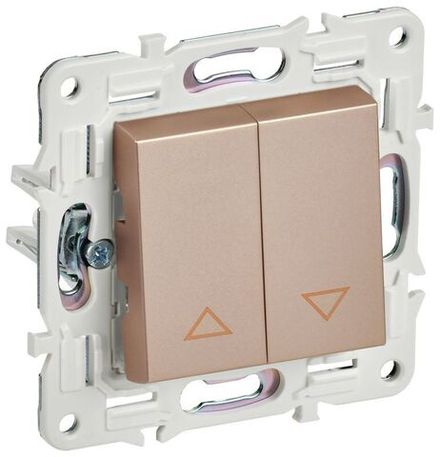 Выключатель жалюзи SKANDY 10А SK-V12Sa песочн. IEK SK-V15-0-10-K98