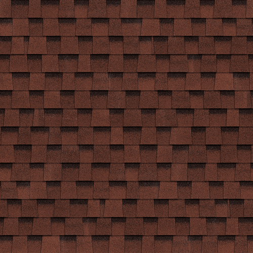 Гибкая черепица Shinglas ФАЗЕНДА Красный  (1уп-2,6 кв.м), м2