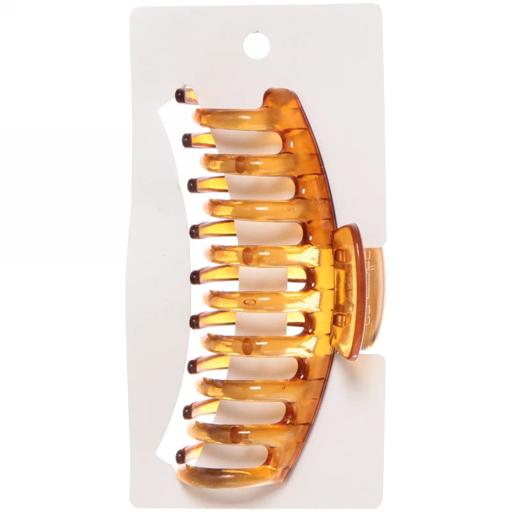 Заколка-краб для волос на блистере «Diana Collection - Liza», микс 6 цветов, 11*5см