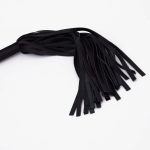 Черный кожаный флоггер - 45 см.