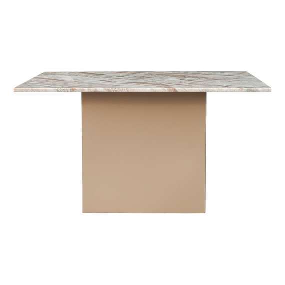 Столик кофейный Mojo, 85х85 см, бежевый мрамор