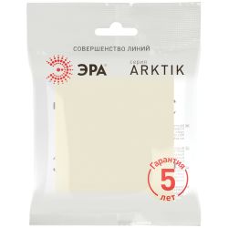Переключатель ЭРА Arktik 16-1103-02 10АХ-250В слоновая кость | Эра Arktik