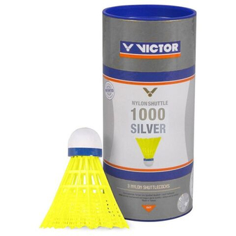 Воланы для бадминтона Victor 1000 Silver 3P - yellow