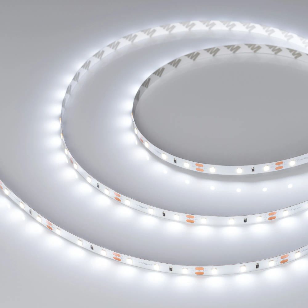 Светодиодная лента RT-A60-8mm 12V White6000 (2 W/m, IP20, 2835, 50m) (Arlight, -) 029752(3)