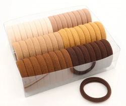 Набор резинок для волос кофе