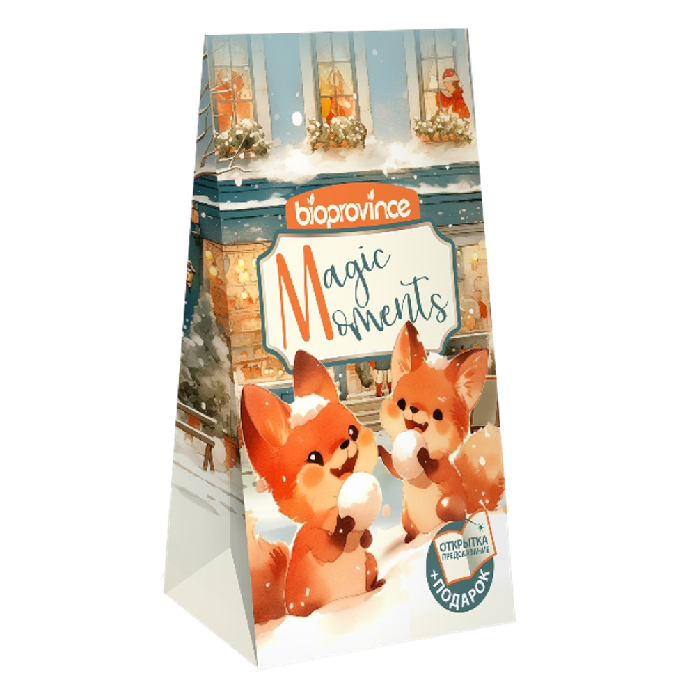 Набор Подарочный BIOPROVINCE MAGIC MOMENTS Крем для рук 40мл+ Крем для рук 40мл, (оформл. Лисички, Мишки, Снегири), блок 12шт.
