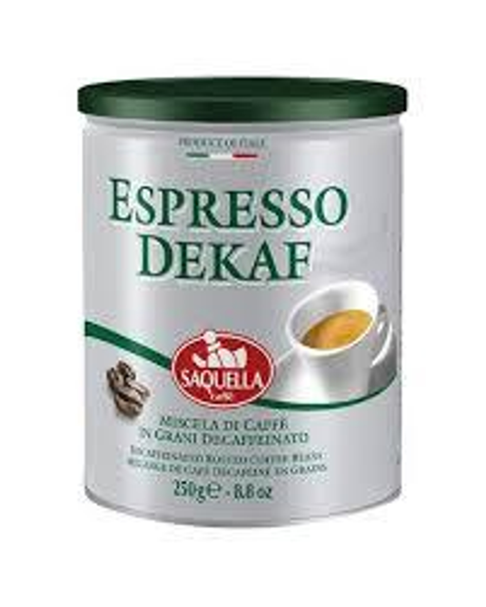 Кофе Саквелла 250г Эспрессо Декаф зерно ж