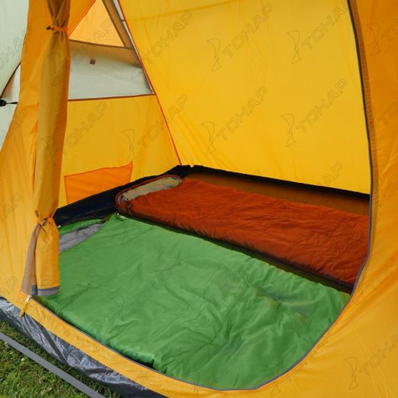 Спальный мешок TORO 200R (210х70, правый, стратекс, оранжевый) (T-HS-SB-T-200R) Helios