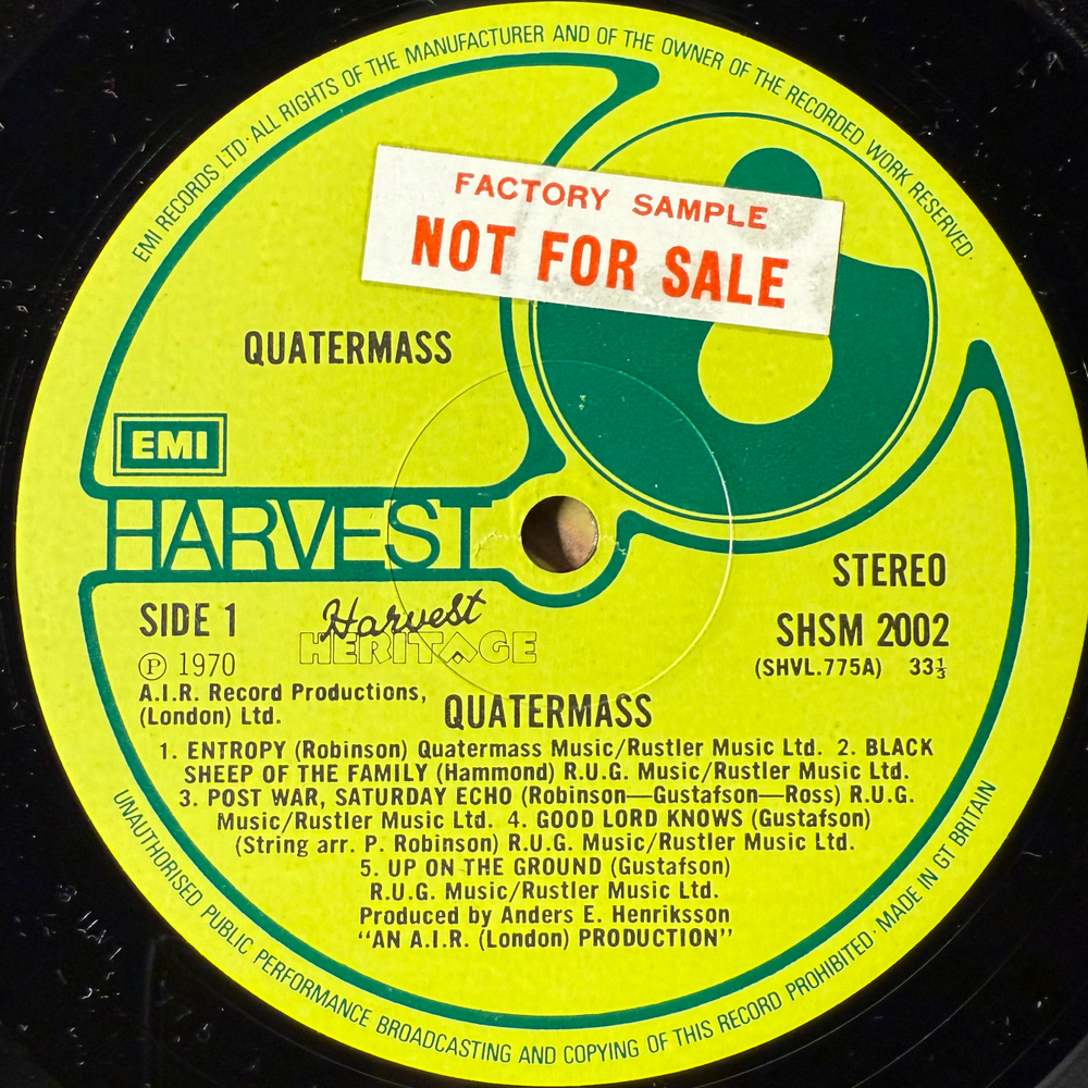 Quatermass – Quatermass (Англия 1975г.) Promo