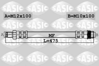 SASIC - 6604027-SAS - Brake Hose