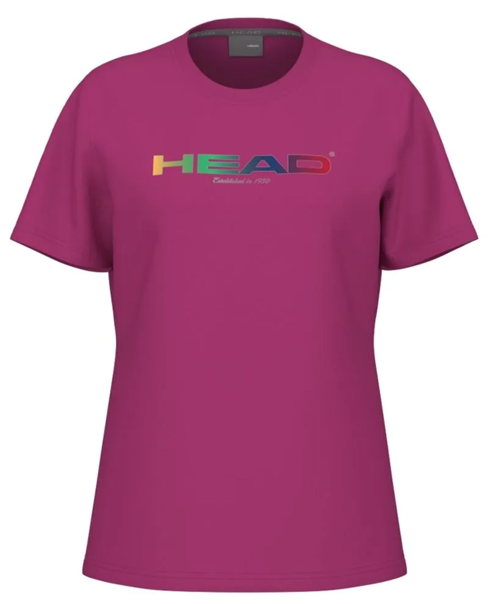 Женская теннисная футболка Head Rainbow - vivid pink