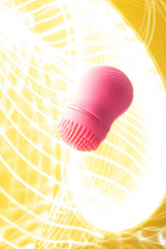 Розовый стимулятор клитора PPP CURU-CURU BRUSH ROTER (Цвет: розовый)