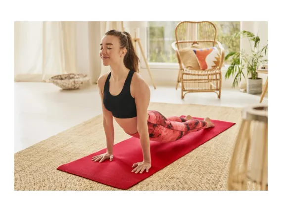 Yoqa xalçası \ Yoga Mat \ Коврик для йоги 4 mm qırmızı