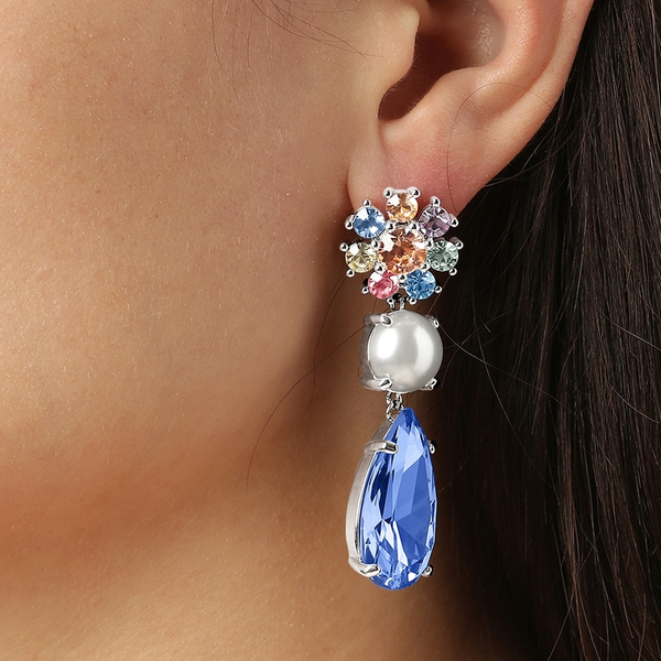 Серьги Dyrberg Kern MISIA SS LIGHT BLUE PASTEL 460514