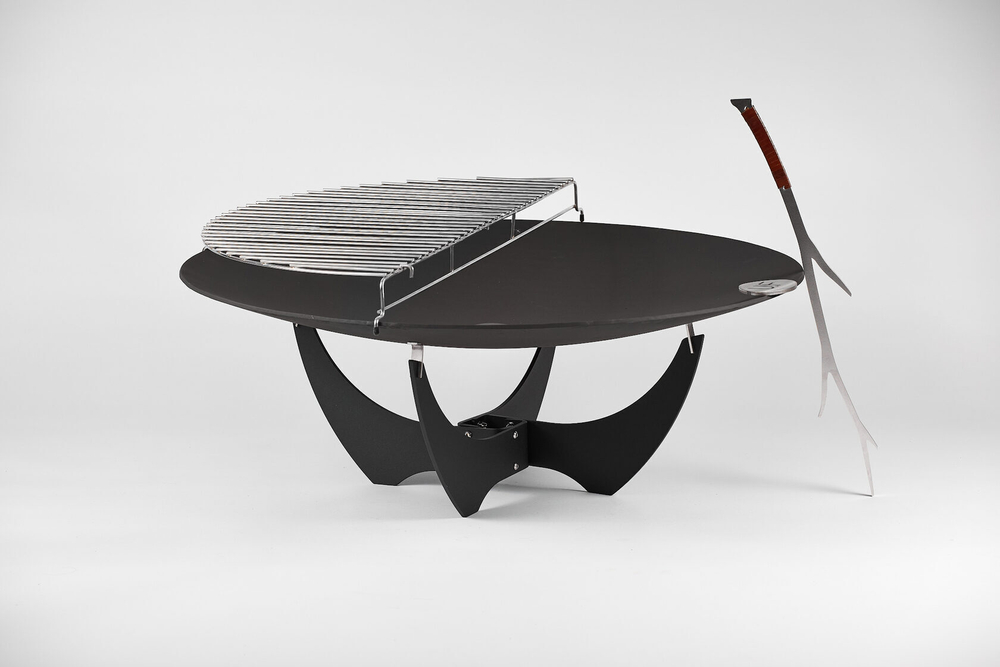 Чаша для костра с основанием Up!Flame STEEL CUP 850 PREMIER black