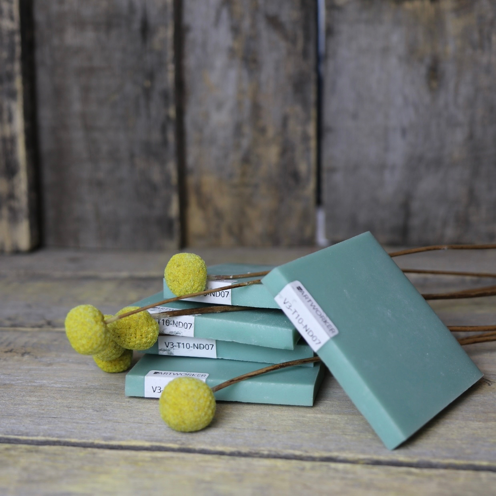 смальта в кирпичиках зеленого цвета, купить с доставкой