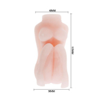 Телесный мастурбатор в виде миниатюрной девушки (Цвет: телесный)