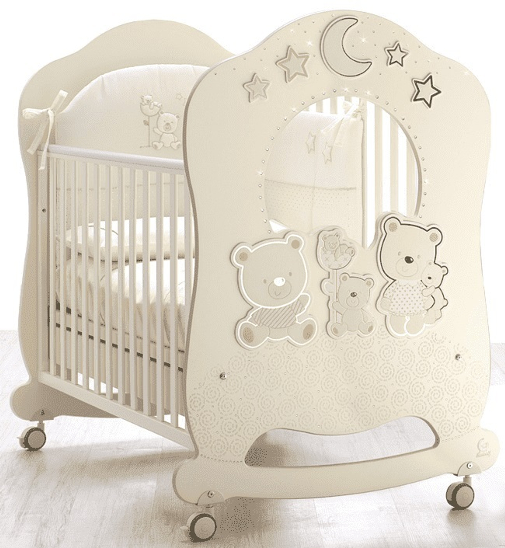 Детская кроватка Italbaby Happy Family Oblo крем