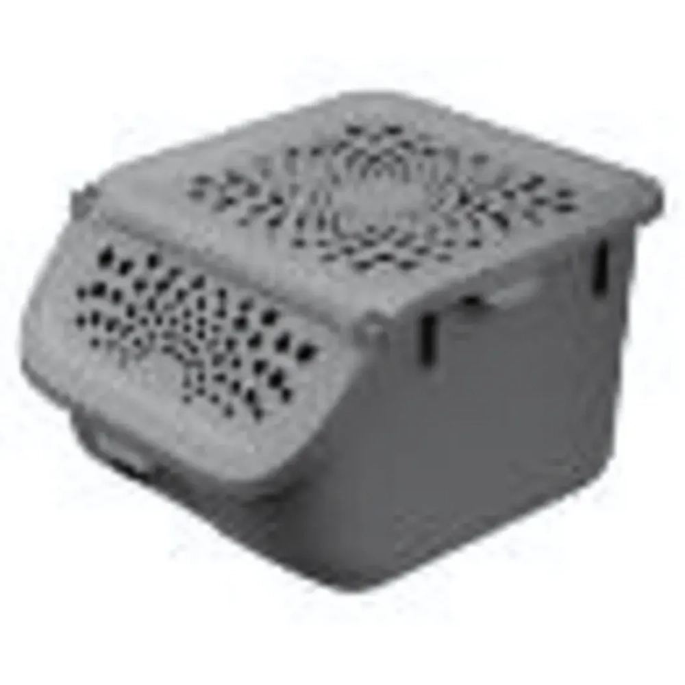 Контейнер для хранения овощей «Econova», цвет серый, 27.5*24*17.5см / 7.8л