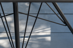 "Конте" интерьерный стол из HPL 63x63см, цвет "серый гранит"