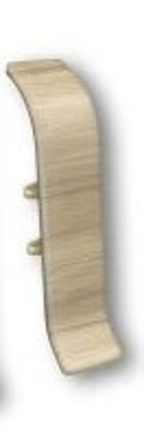 Соединитель для плинтуса 55мм "Идеал Классик", 263 Клен северный