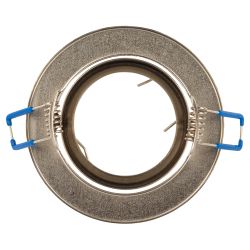 Светильник встраиваемый штампованный ЭРА ST2A SN под лампу MR16 GU5.3 поворотный сатин никель