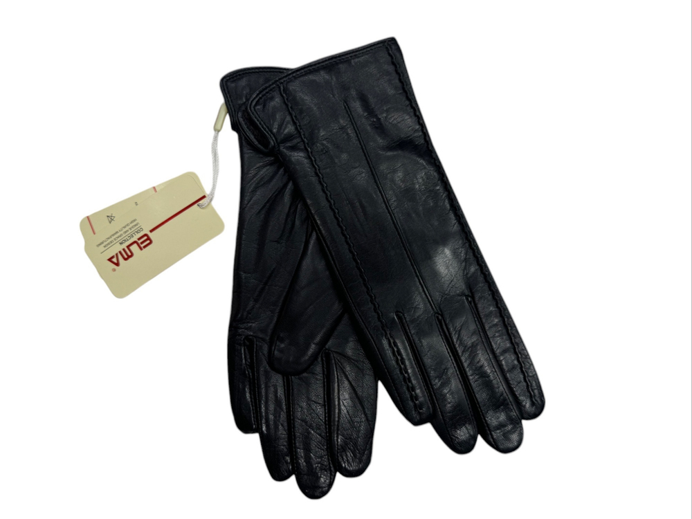 Перчатки.Женские.Материал верха: Кожаные люкс качества.Подклад: Плюш-флис.В упаковке 5 шт.