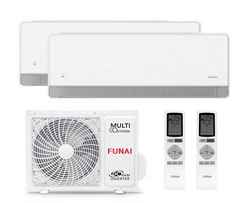 Мульти сплит-система Funai 2 x RAM-I-KMS30HP.W01/S / RAM-I-2OK55HP.01/U