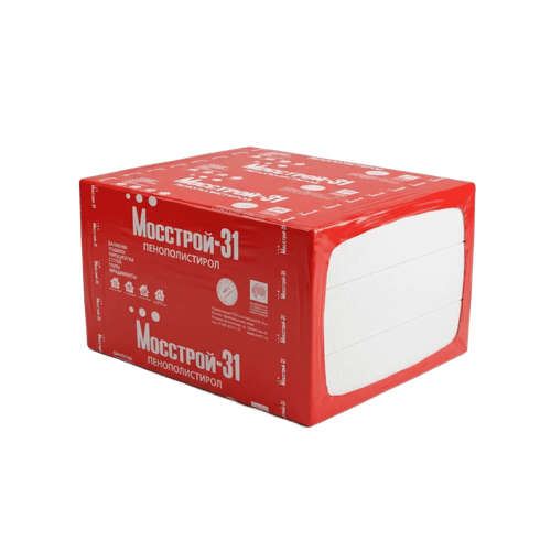 Пенопласт Пенополистирол ПСБ-С-15У (ППС 15У) 40х1000х1000 мм