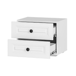 Тумба прикроватная Софт ТБ-12 белый/эмаль белая F26