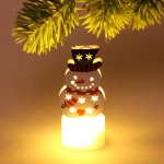 Сувенир с подсветкой «Снеговичок в шляпе» 8*3,5 см