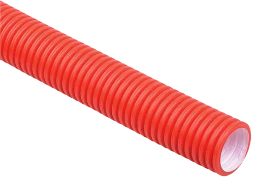 Труба гофра. двустенная ПНД d=50мм красная (50м) IEK