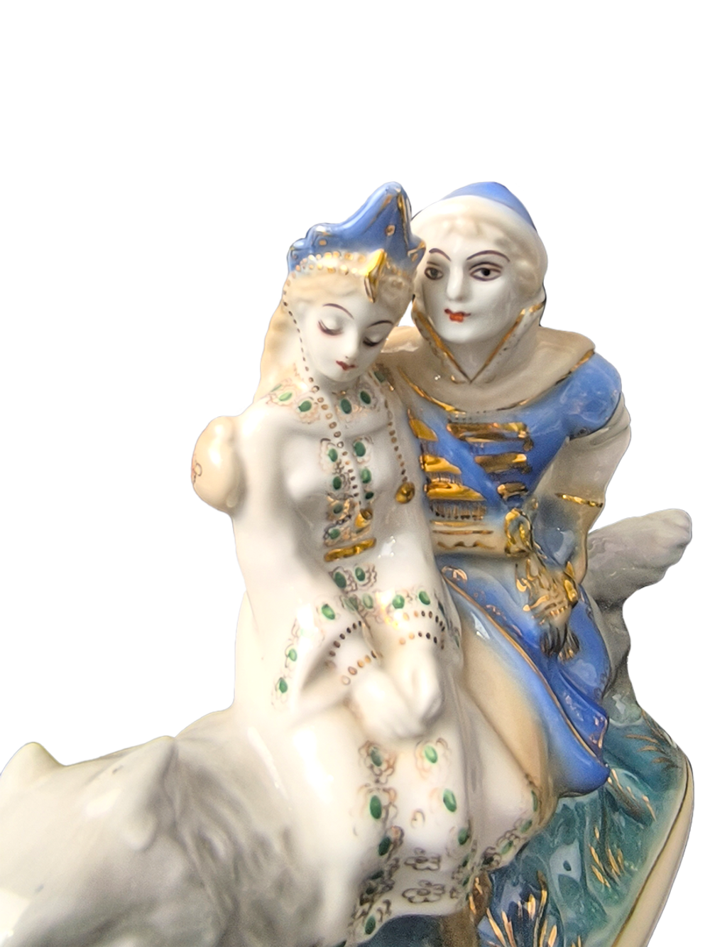 Статуэтка "Иван-царевич и Елена Прекрасная на сером волке"