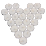 Свечи чайные в наборе 25 шт «Белоснежная классика», Белый