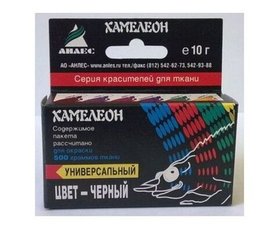 Краситель д/джинсов 10гр, черный Анлес