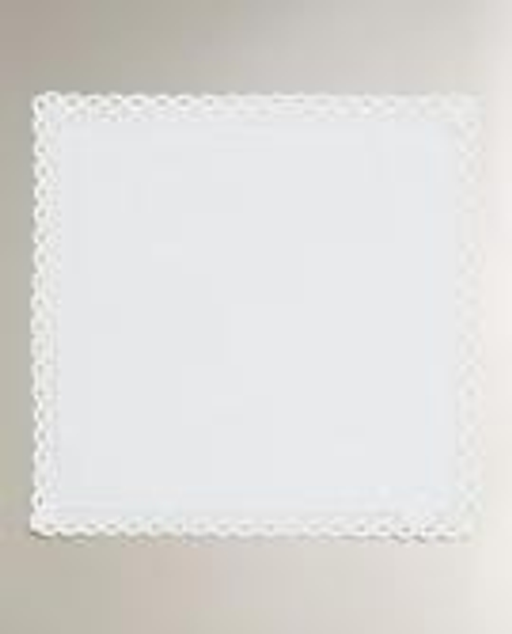 ZARA HOME САЛФЕТКИ ИЗ ХЛОПКА С ВЫШИВКОЙ И КРУЖЕВОМ (2 ШТ.), БЕЛЫЙ