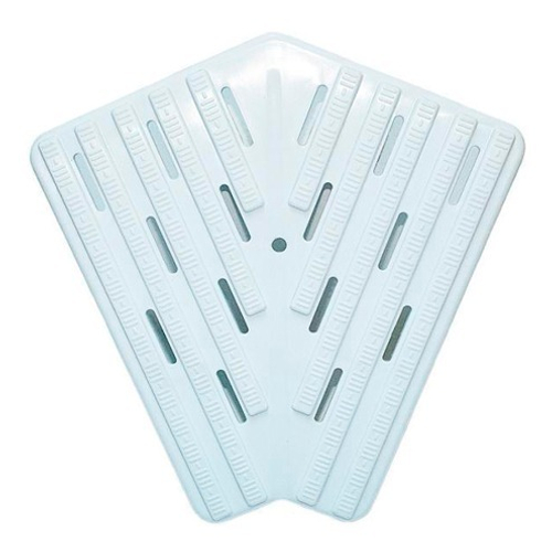 Astral Угловой элемент 45° переливной решетки 245х22мм белый (ABS-пластик)