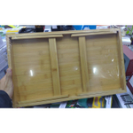 Столик - поднос для завтрака, из натурального бамбука, складывающийся "Bamboo Bed Tray" 50×30см