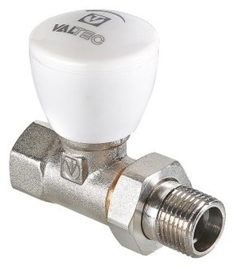 Клапан регулирующий Valtec 1/2" прямой ручной арт. VT.008.N.04 для радиаторов