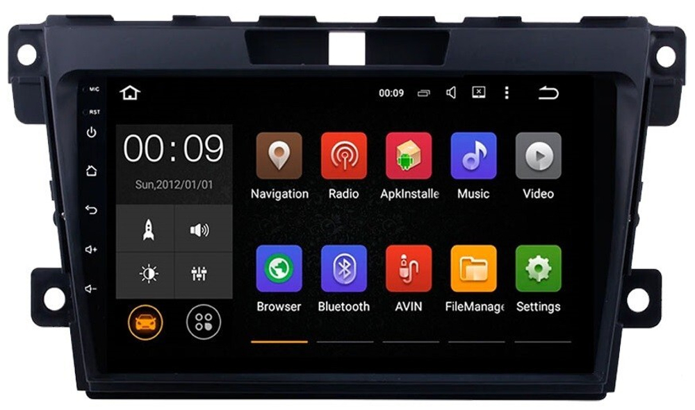 Магнитола для Mazda CX-7 2006-2012 - Roximo RX-2402 Android 13, ТОП процессор, 8/128, SIM-слот