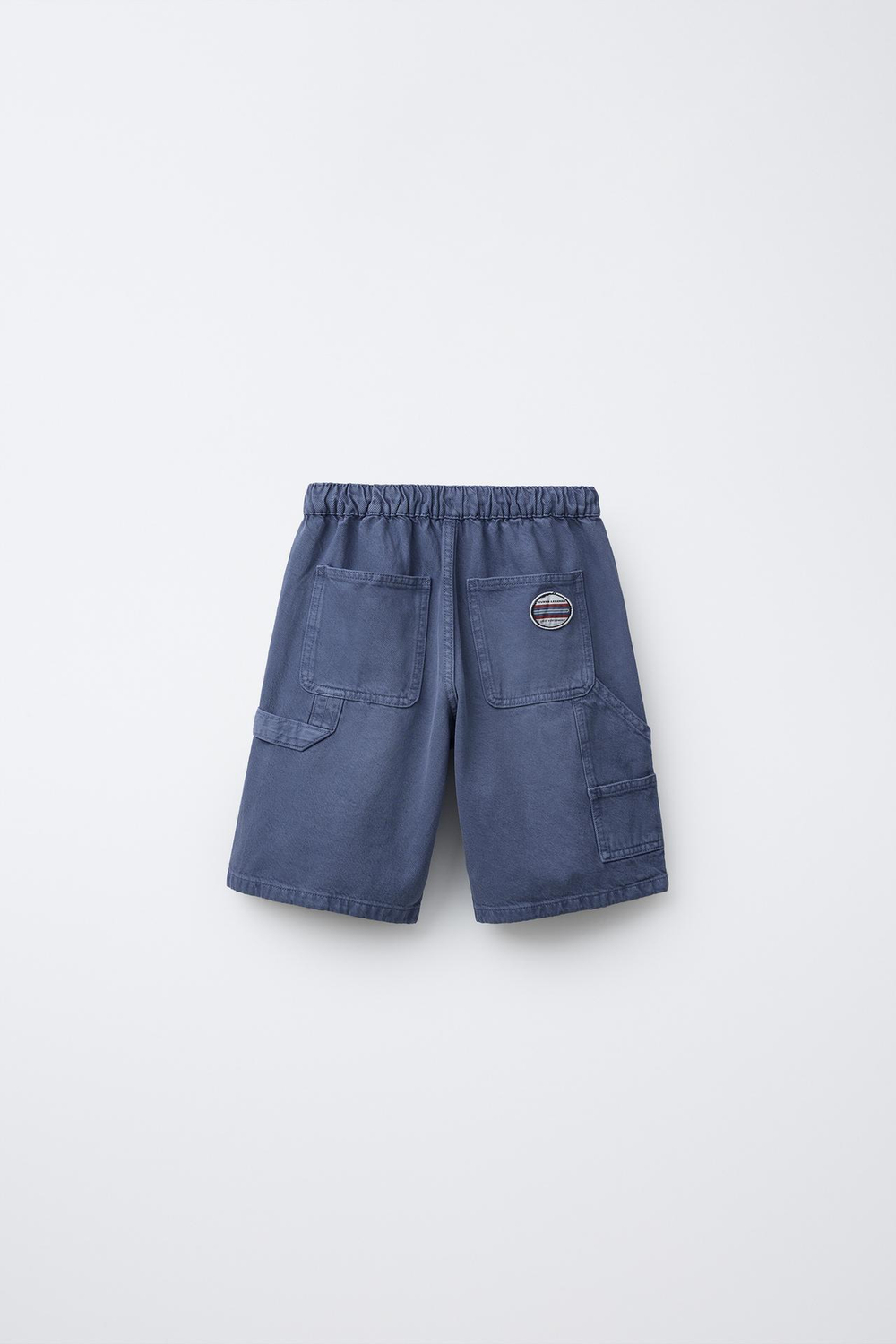 ZARA ШОРТЫ-БЕРМУДЫ, СИНИЙ