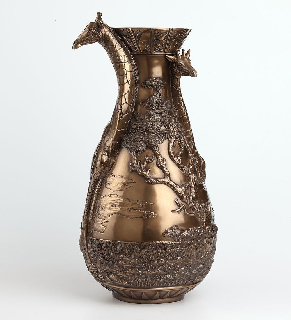 Veronese WS-1397 Ваза «Сафари - жирафы»