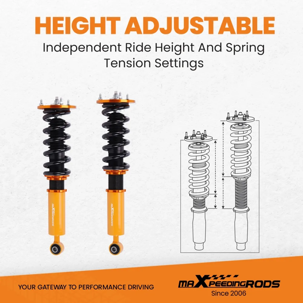Комплект для автомобиля Toyota Supra JZA70 MA70 GA70 86-92 Shock Absorbers Height Adjustable Coilovers lowering kit