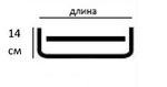 Карниз для штор профильный алюминиевый двухрядный "Симпл" с боковинами, цвет черный
