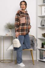 Рубашка Больше чем стиль НЬЮ (коричневая) Б13907-50М LT Collection